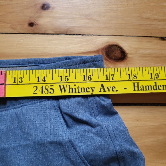 Under Armour Golf Shorts Mens 32 Blue Match Play Polyester Elastic Waist Preppy - Picture 7 of 11